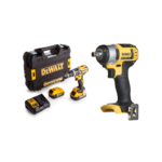 DCD796P2 DeWALT 18V smūginis suktuvas – gręžtuvas + DCF880N DeWALT 18V aukšto sukimo momento smūginis veržliasukis