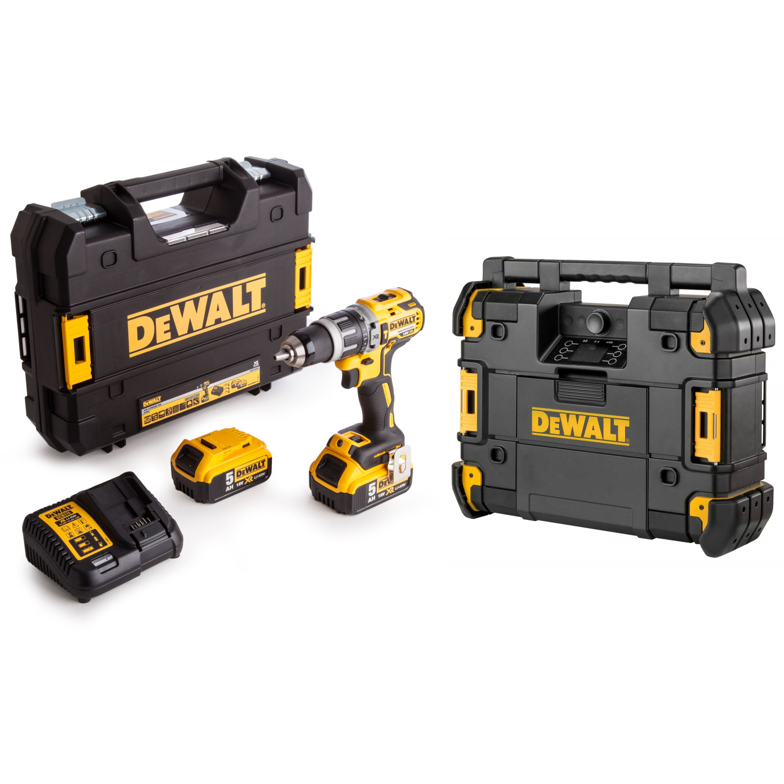 dcd796p2-dewalt-18v-smuginis-suktuvas-greztuvas-dwst1-81078-tstak-radijo-imtuvas DCD796P2 DeWALT 18V smūginis suktuvas – gręžtuvas + DWST1-81078 TSTAK radijo imtuvas - Image 1