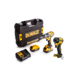 DCD796P2 DeWALT 18V suktuvas – smūginis gręžtuvas (2x5.0 Ah) + DCF870N 18V smūginis suktuvas