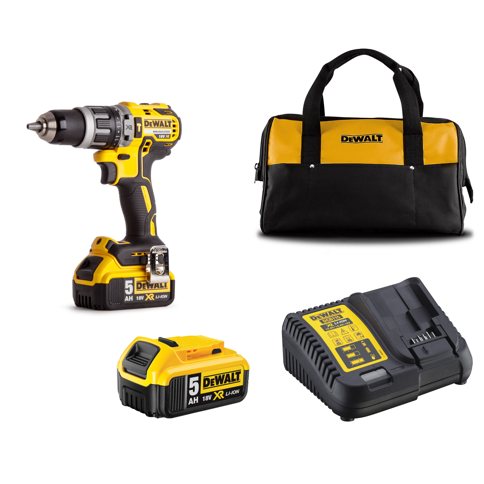 dcd796p2c-dewalt-18v-suktuvas-smuginis-greztuvas-2x50-ah DCD796P2C DeWALT 18V suktuvas – smūginis gręžtuvas (2x5.0 Ah) - Image 1