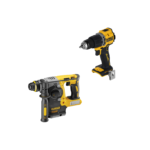 DCD799N DeWALT 18V suktuvas-smūginis gręžtuvas + DCH273N DeWALT 18V SDS-Plus perforatorius
