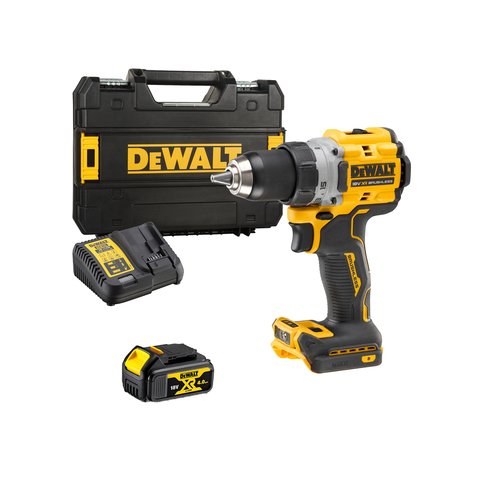 dcd800m1t-dewalt-18v-suktuvas-greztuvas-1x40-ah DCD800M1T DeWALT 18V suktuvas-gręžtuvas (1x4.0 Ah) - Image 1