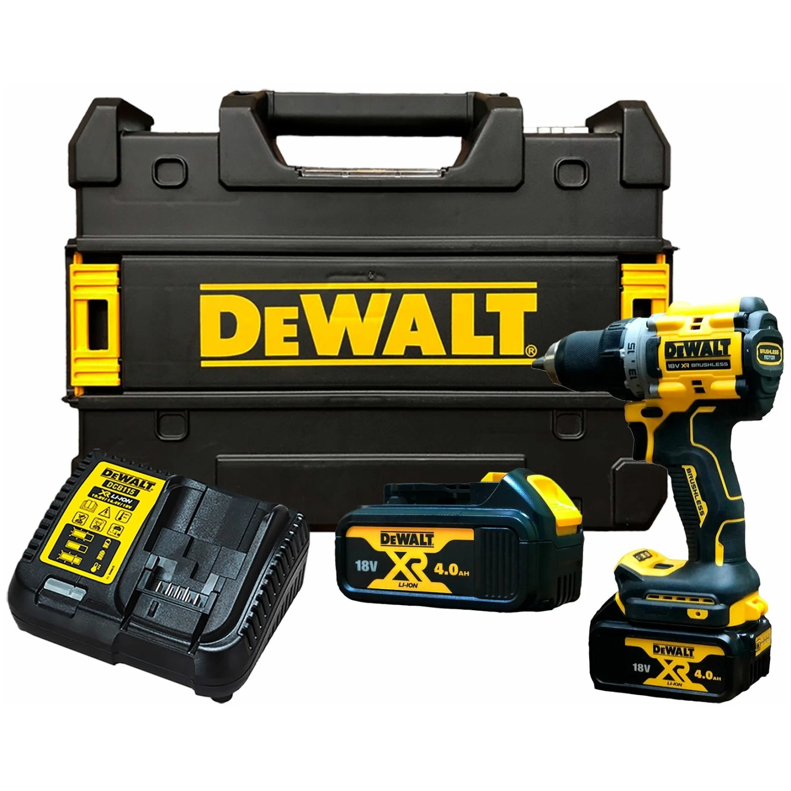 dcd800m2-dewalt-18v-suktuvas-greztuvas-2x40-ah DCD800M2 DeWALT 18V suktuvas-gręžtuvas (2x4.0 Ah) - Image 1