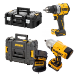 DCD800NT DeWALT 18V suktuvas-gręžtuvas + DCF899P2 DeWALT 18V smūginis veržliasukis (2x5.0 Ah)