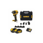 DCD803M2T DeWALT 18V daugiafunkcinis suktuvas-gręžtuvas (2x4.0 Ah)
