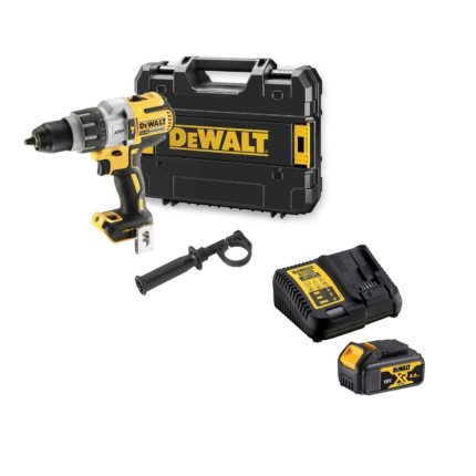 DCD996M1 DeWALT 18V suktuvas – smūginis gręžtuvas (1x4.0 Ah)