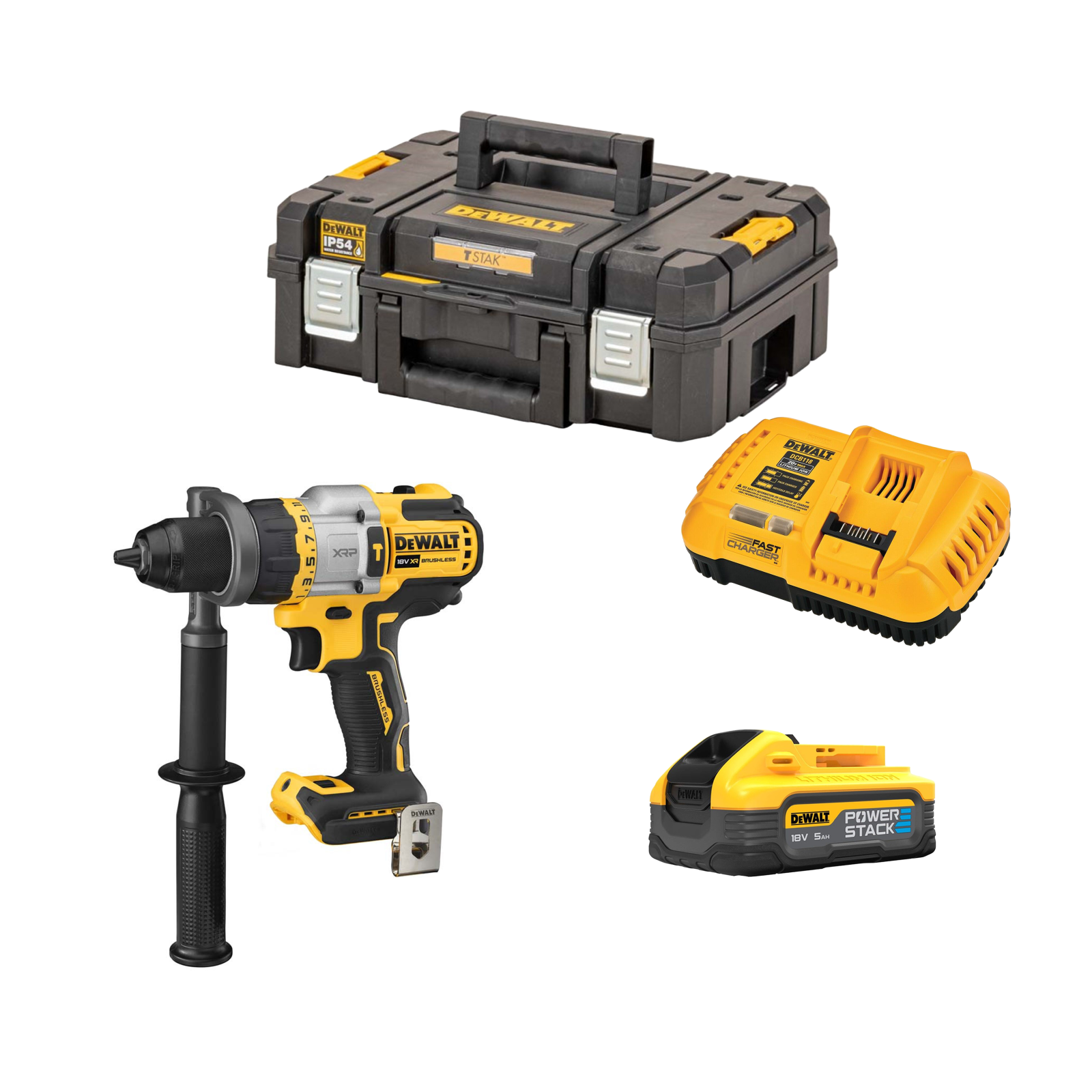 dcd999h1t-dewalt-18v-flexvolt-advantage-suktuvas-smuginis-greztuvas-1x50-ah DCD999H1T DeWALT 18V FLEXVOLT Advantage suktuvas - smūginis gręžtuvas (1x5.0 Ah) - Image 1