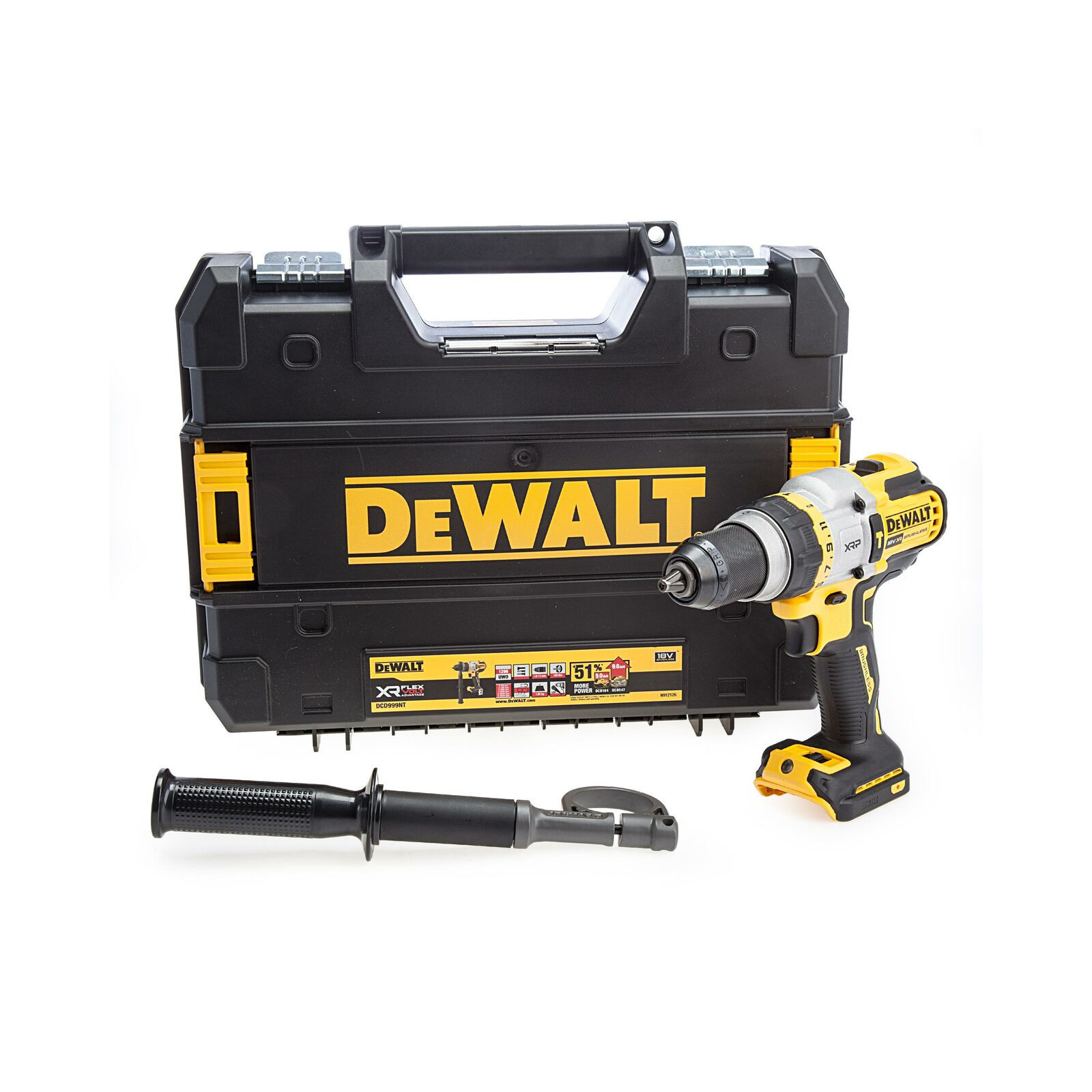 dcd999nt-dewalt-18v-flexvolt-advantage-suktuvas-smuginis-greztuvas DCD999NT DeWALT 18V FLEXVOLT Advantage suktuvas - smūginis gręžtuvas - Image 1