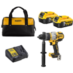 DCD999P2C DeWALT 18V FLEXVOLT Advantage suktuvas - smūginis gręžtuvas (2x5.0 Ah) + DOVANA!