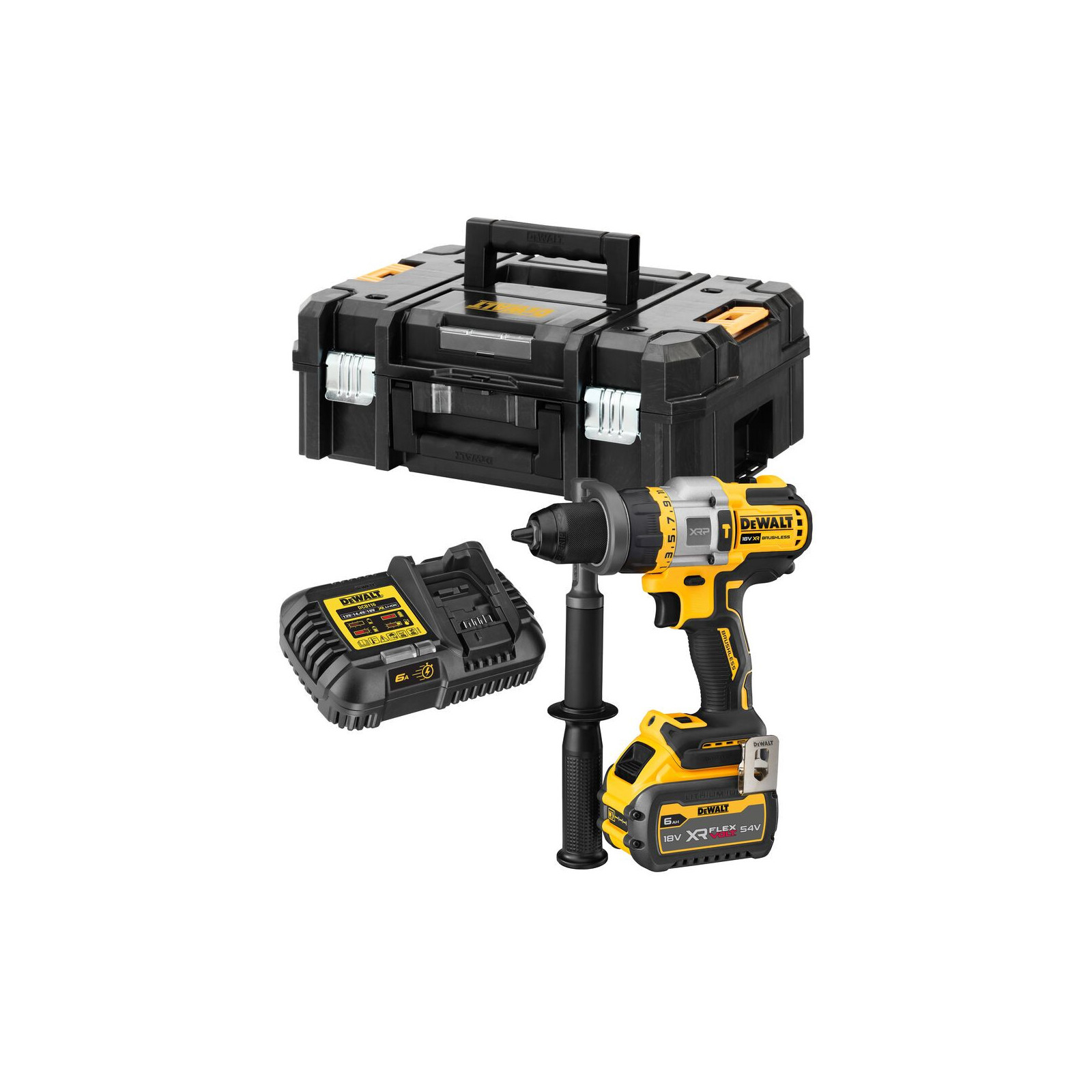 dcd999t1-dewalt-18v-flexvolt-advantage-suktuvas-smuginis-greztuvas-1x60-ah DCD999T1 DeWALT 18V FLEXVOLT Advantage suktuvas - smūginis gręžtuvas (1x6.0 Ah) - Image 1