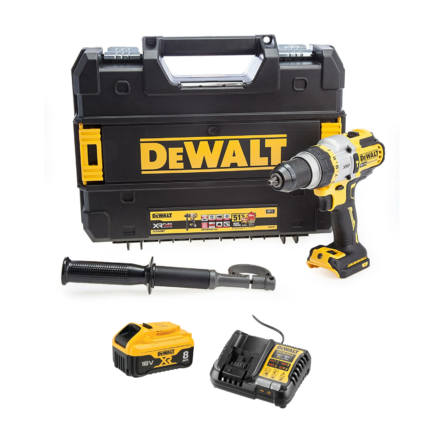 DCD999W1 DeWALT 18V FLEXVOLT Advantage suktuvas - smūginis gręžtuvas (1x8.0 Ah)