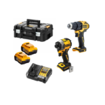 DCDF708P2 DeWALT 18V gręžtuvo - suktuvo ir smūginio suktuvo rinkinys (2x5.0 Ah)