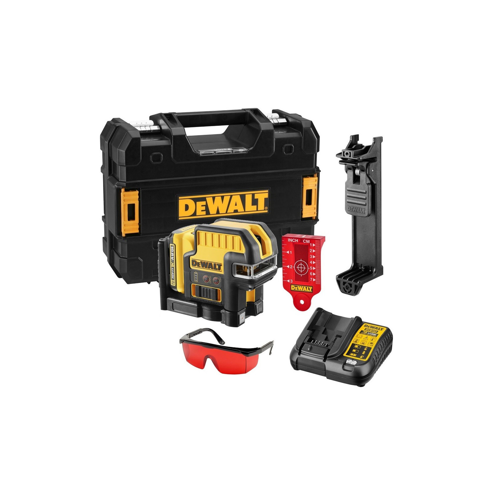 dce0822d1r-dewalt-kryzminis-lazerinis-nivelyras DCE0822D1R DeWALT kryžminis lazerinis nivelyras - Image 1