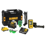 DCE089D1G DeWALT kryžminių linijų lazeris + DE0892G lazerio detektorius