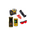 DCE089D1R + DE0892 + DW03050 DeWALT kryžminių linijų lazeris ir linijinio lazerio detektorius