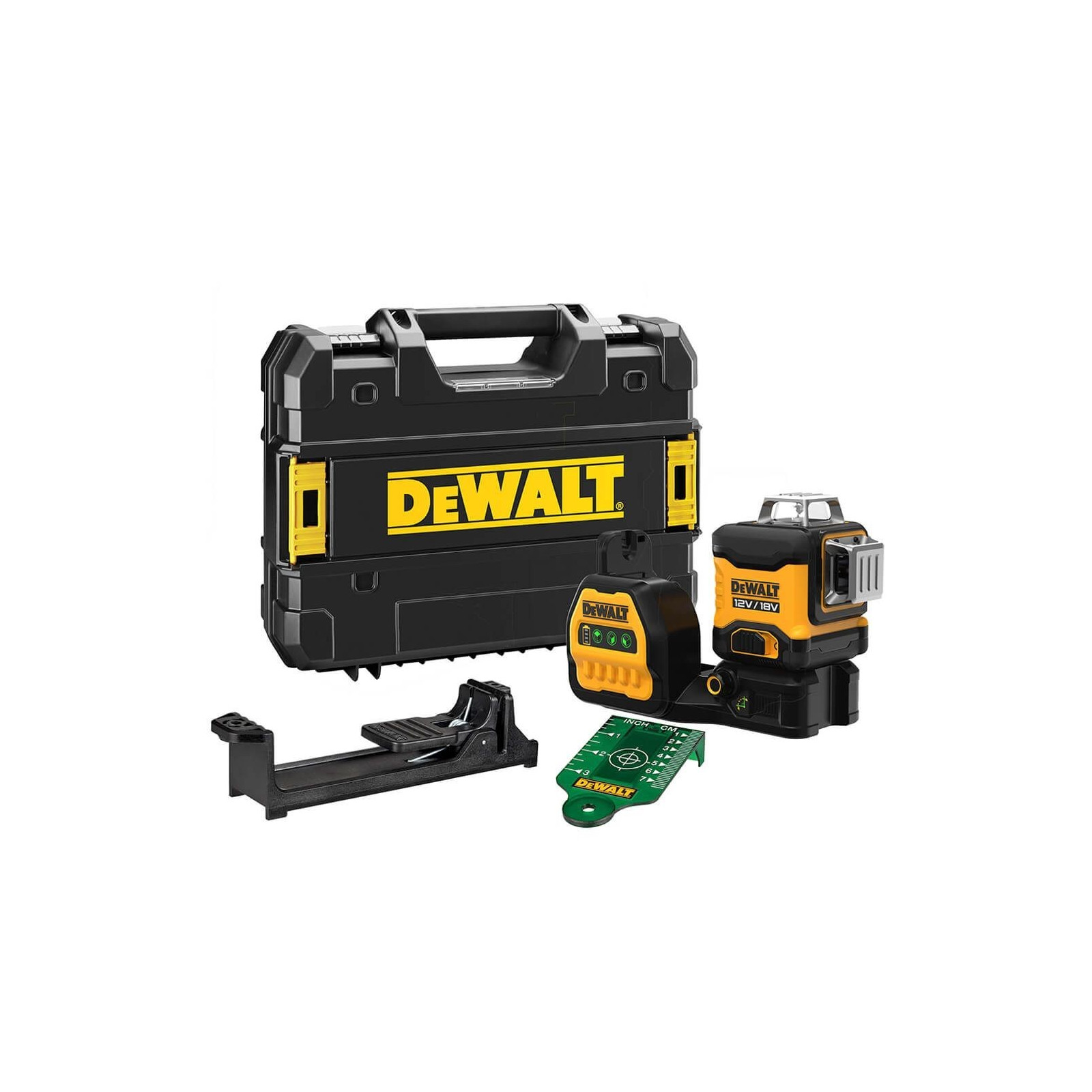 dce089ng18-dewalt-1218v-xr-3x360-lazerinis-nivelyras DCE089NG18 DeWALT 12/18V XR 3x360° lazerinis nivelyras - Image 1