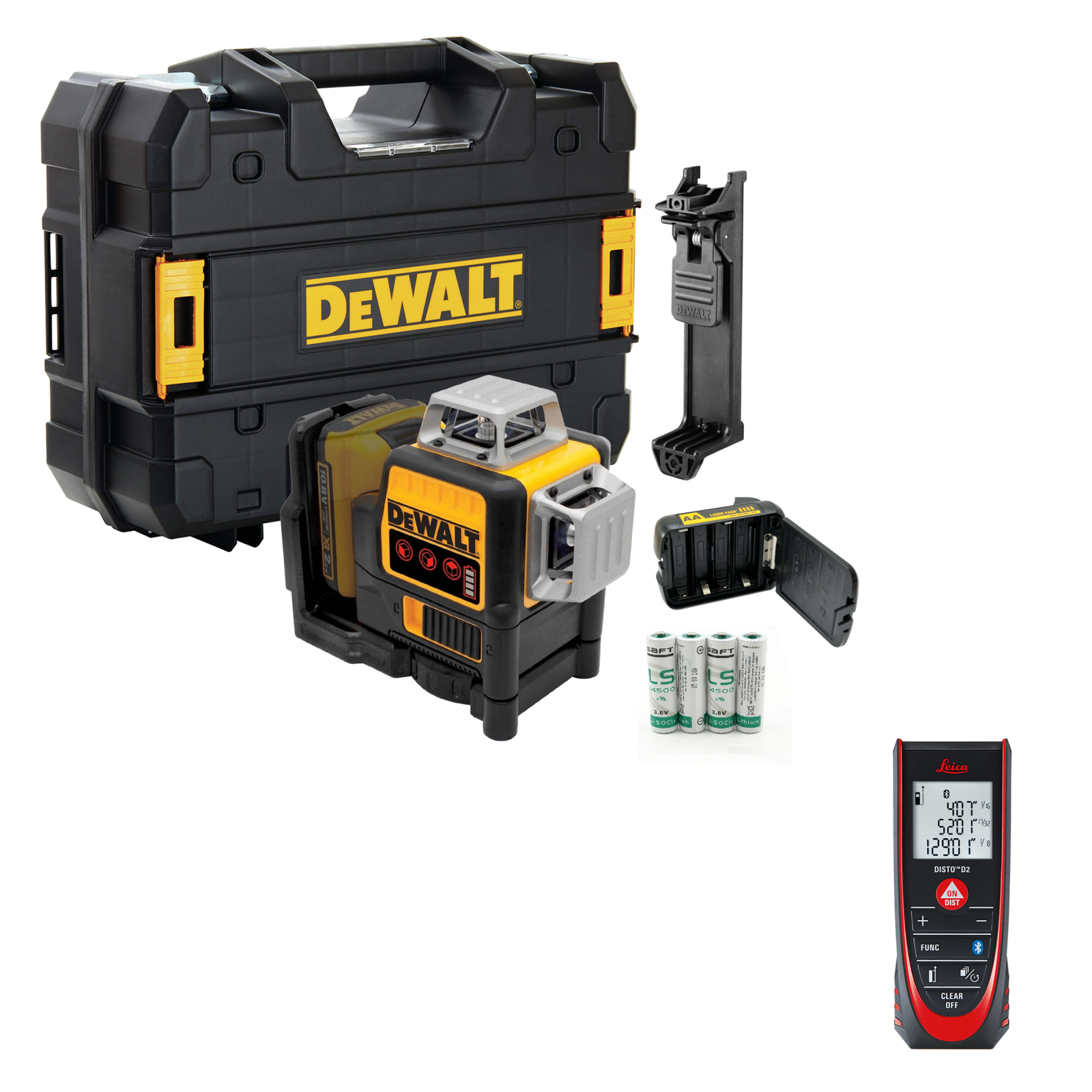dce089rnt-dewalt-kryzminiu-liniju-lazeris-leica-disto-d2-bluetooth-lazerinis-atstumu-matuoklis-100-m-dovana DCE089RNT DeWALT kryžminių linijų lazeris + Leica Disto D2 Bluetooth® lazerinis atstumų matuoklis (100 m) + DOVANA! - Image 1
