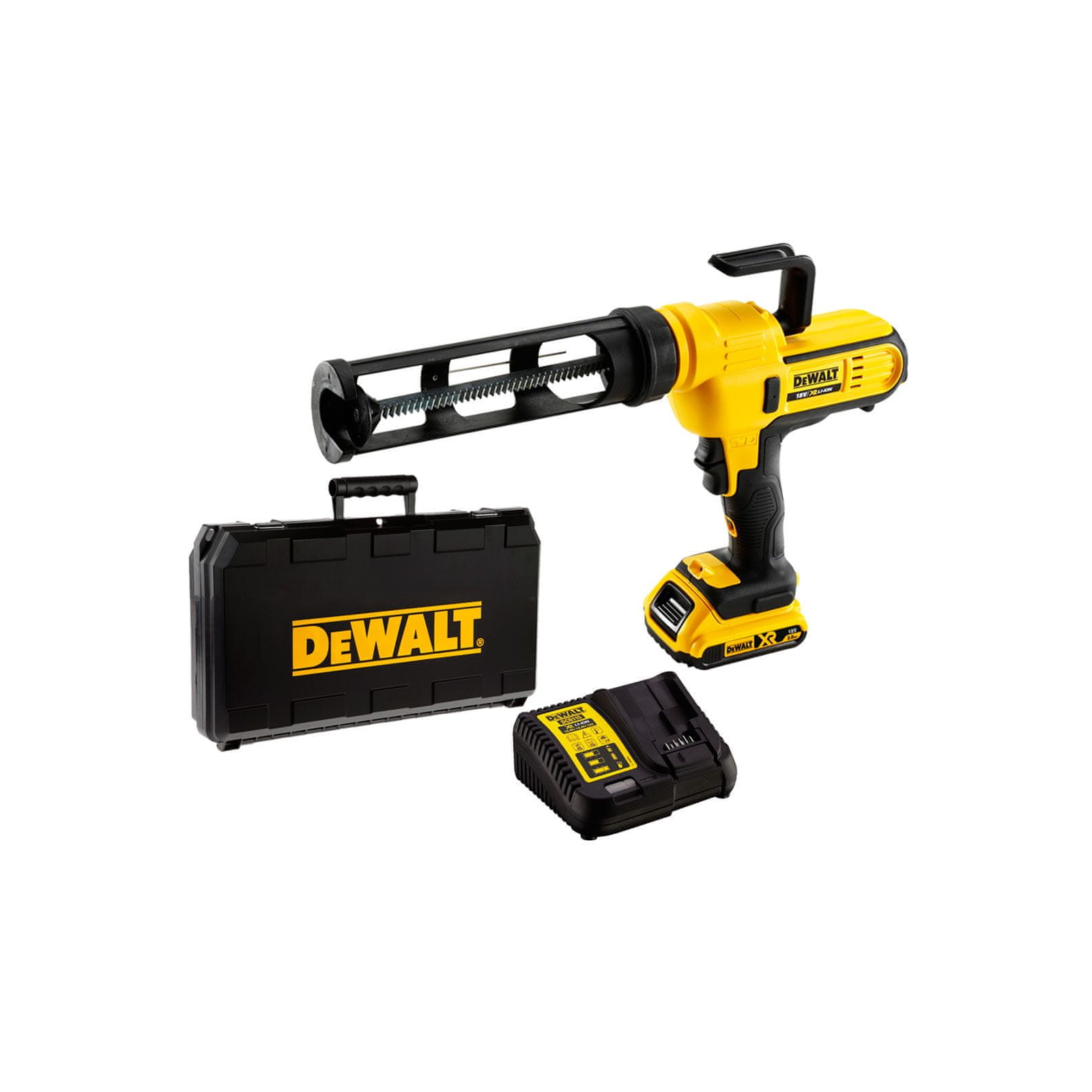 dce560d1-dewalt-18v-hermetiko-isspaudejas-300-ml-1x20-ah DCE560D1 DeWALT 18V hermetiko išspaudėjas 300 ml (1x2.0 Ah) - Image 1