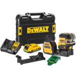 DCE825D1G18 DeWALT 12/18V 5 taškų lazerinis nivelyras