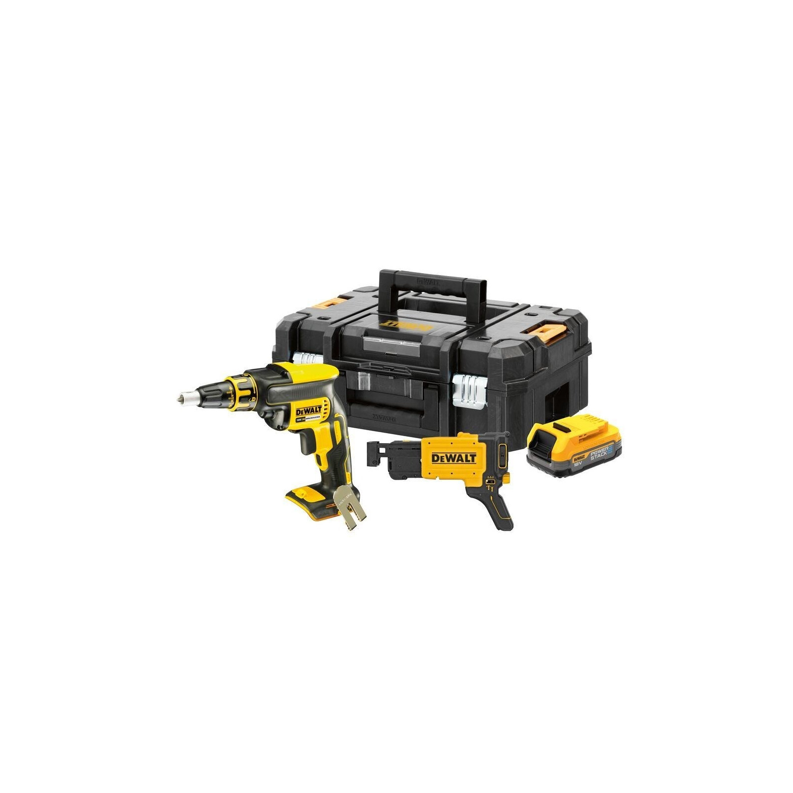 dcf620e1k-dewalt-18v-gipskartonio-suktuvas-1x17-ah DCF620E1K DeWALT 18V gipskartonio suktuvas (1x1.7 Ah) - Image 1