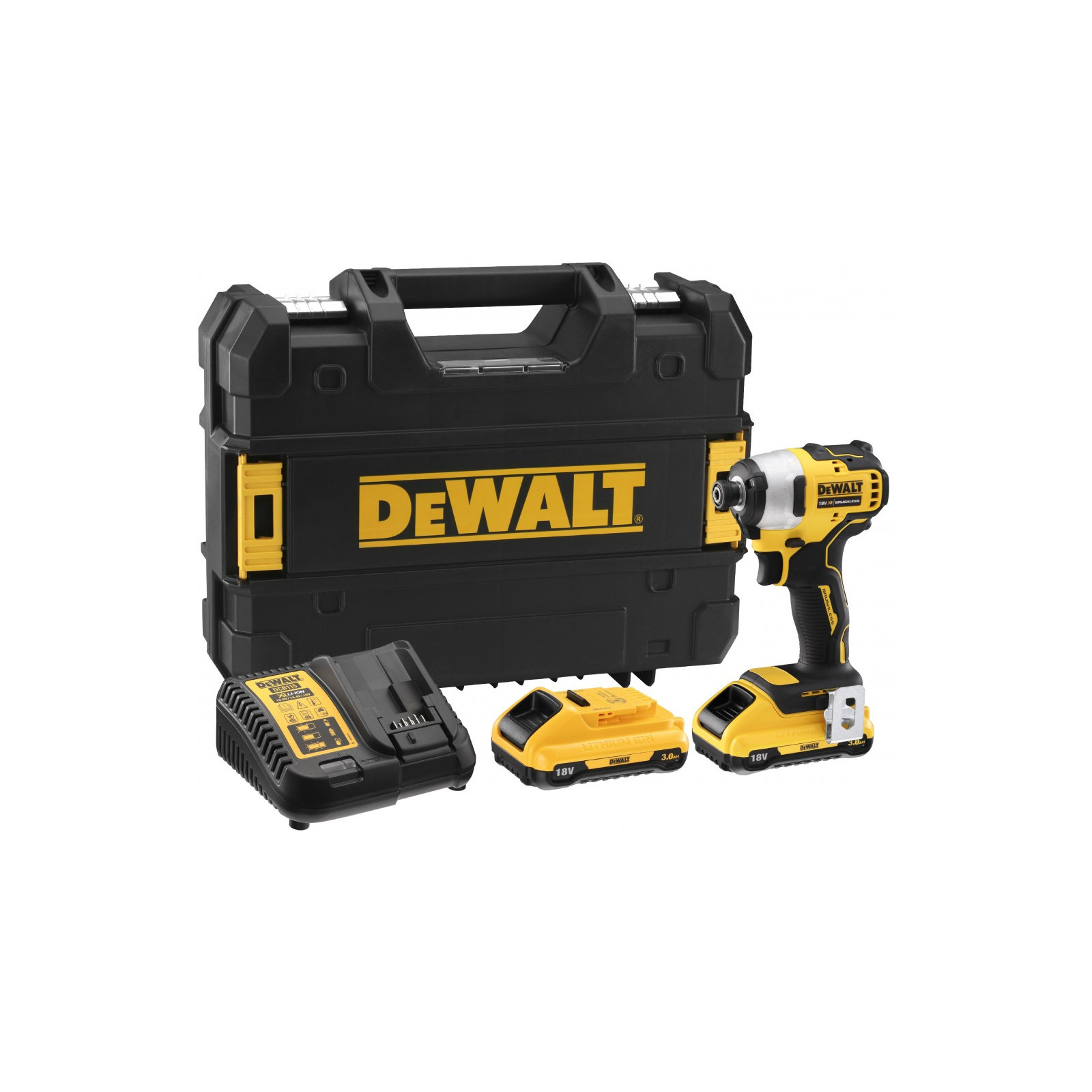 dcf809d2t-dewalt-18v-smuginis-suktuvas-2x20-ah DCF809D2T DeWALT 18V smūginis suktuvas (2x2.0 Ah) - Image 1