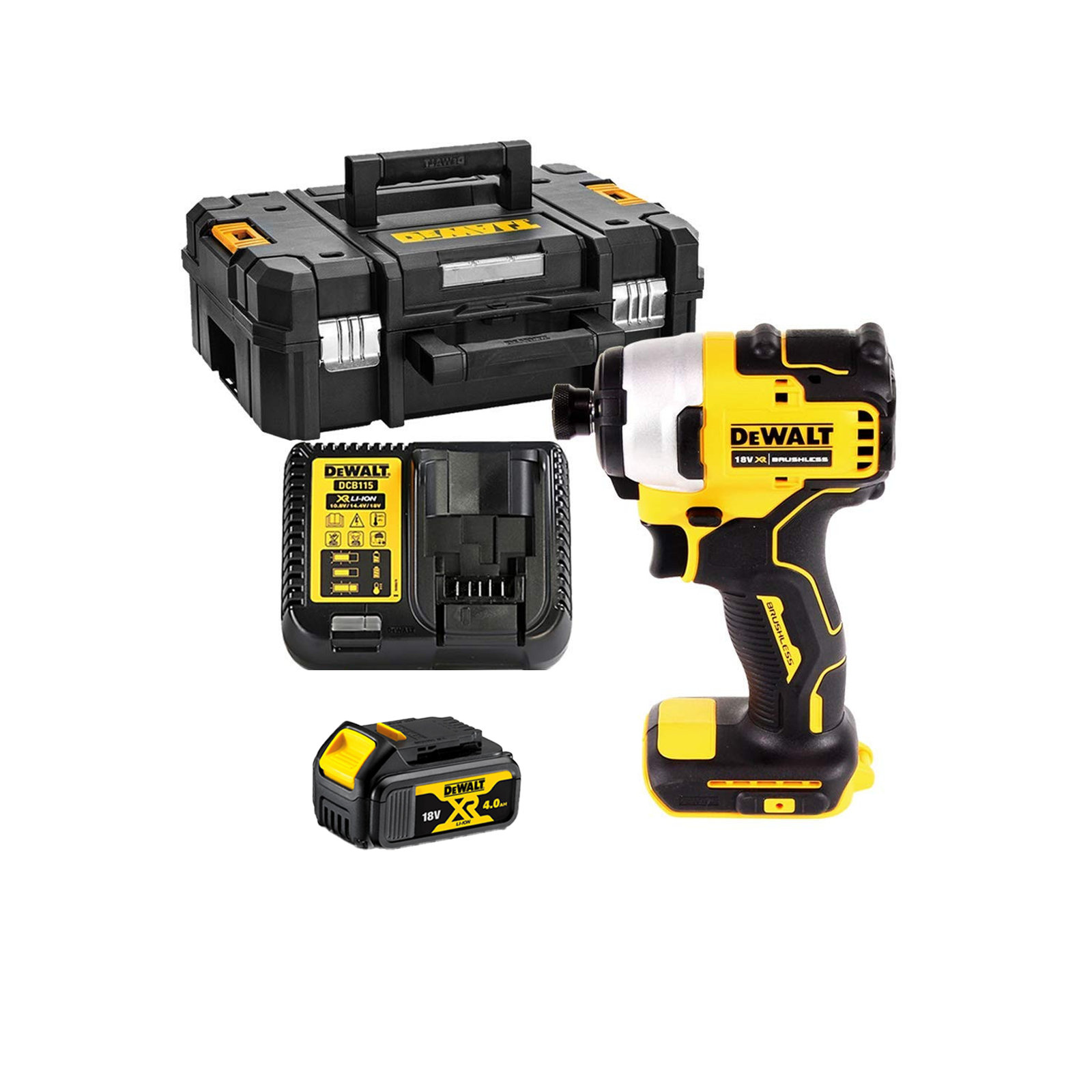 dcf809m1t-dewalt-18v-smuginis-suktuvas-1x40-ah DCF809M1T DeWALT 18V smūginis suktuvas (1x4.0 Ah) - Image 1