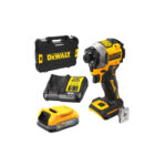 DCF850E1T DeWALT 18V itin kompaktiškas smūginis suktuvas (1x1.7 Ah)