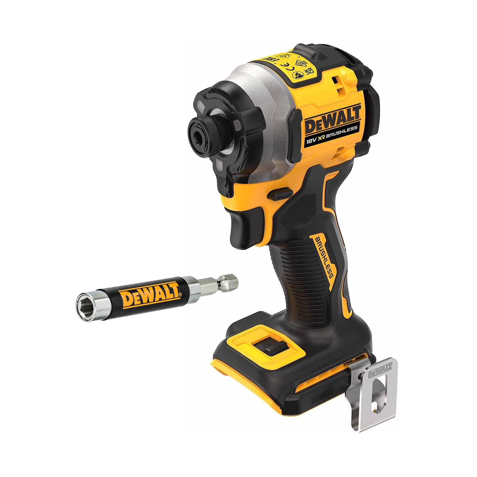 dcf850n-dewalt-18v-itin-kompaktiskas-smuginis-suktuvas-dovana DCF850N DeWALT 18V itin kompaktiškas smūginis suktuvas + DOVANA! - Image 1
