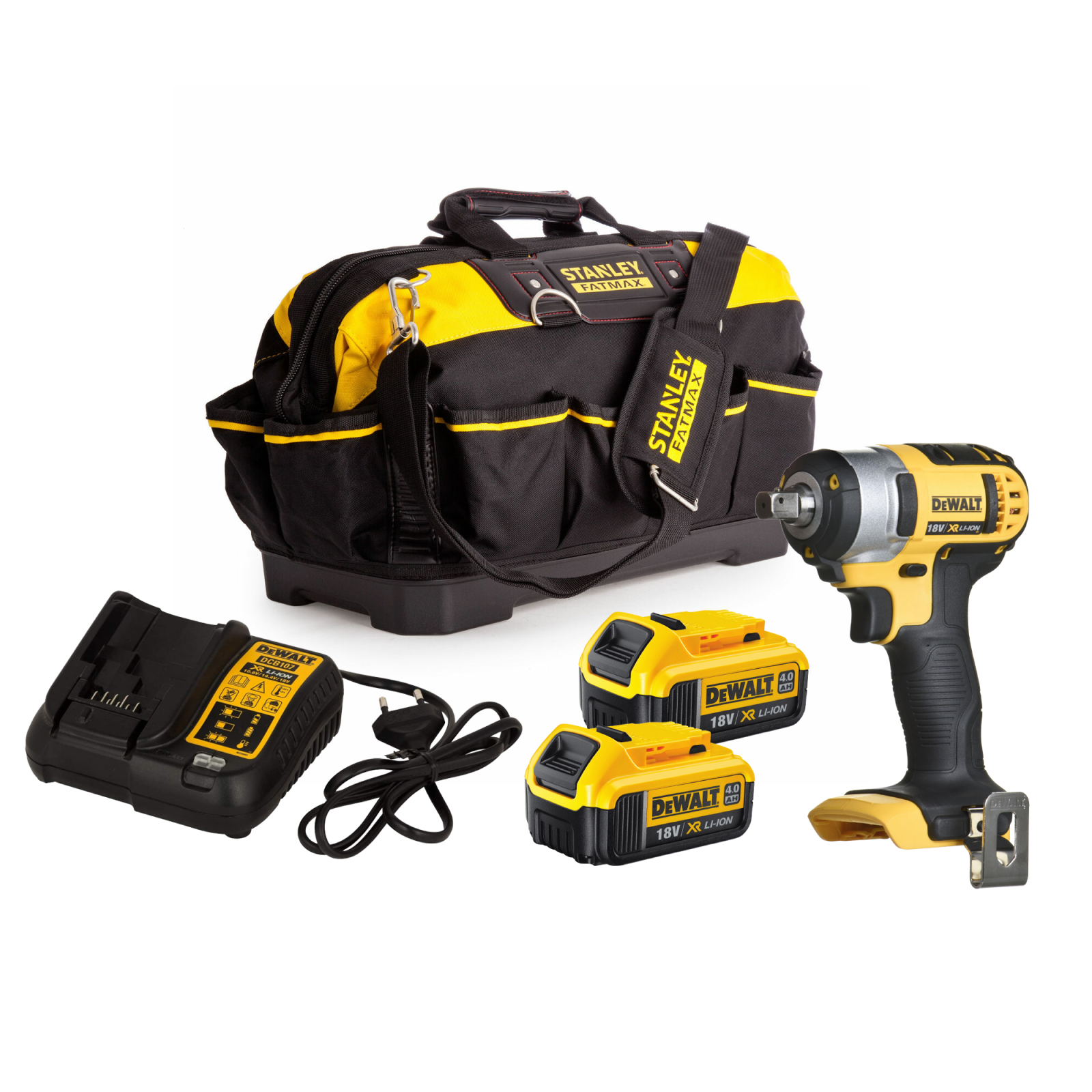 dcf880m2s-dewalt-18v-smuginis-verzliasukis-2x40-ah DCF880M2S DeWALT 18V smūginis veržliasukis (2x4.0 Ah) - Image 1