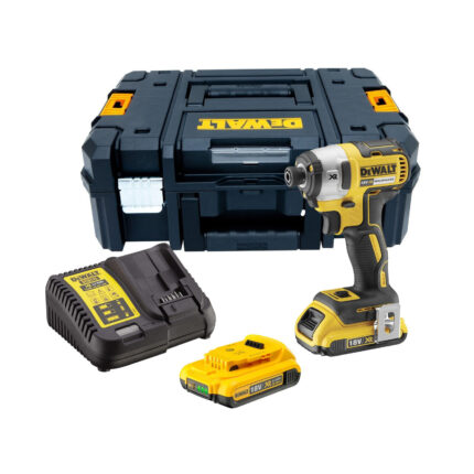 DCF887D2 DeWALT 18V smūginis suktuvas (2x2.0 Ah)