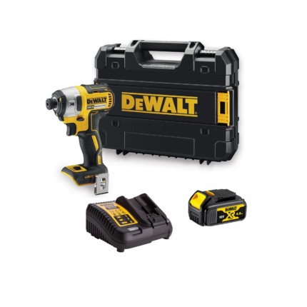 DCF887M1T DeWALT 18V smūginis suktuvas (1x4.0 Ah)