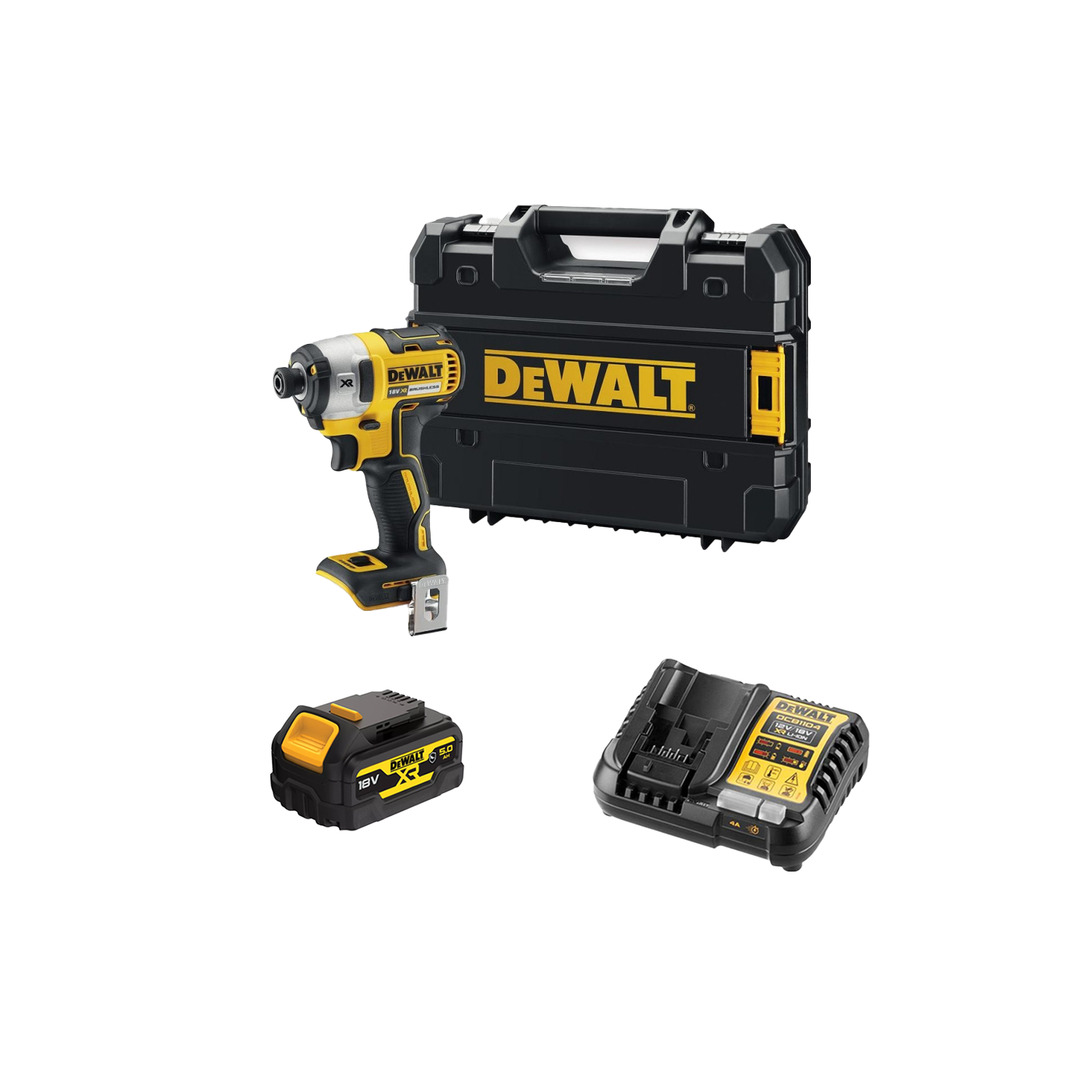 dcf887p1g-dewalt-18v-smuginis-suktuvas-1x50-ah DCF887P1G DeWALT 18V smūginis suktuvas (1x5.0 Ah) - Image 1