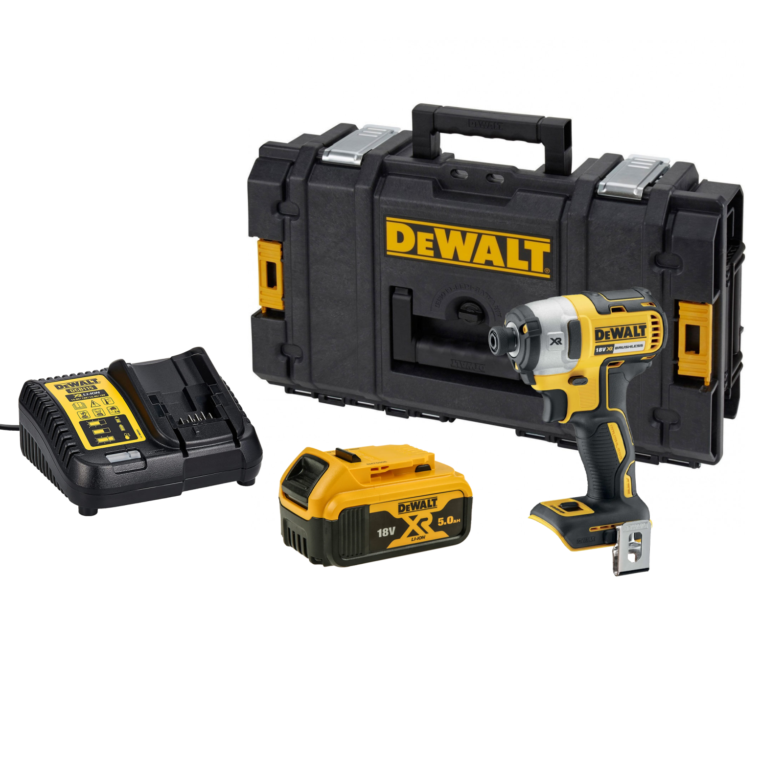 dcf887p1k-dewalt-18v-smuginis-suktuvas-1x50-ah-dovana DCF887P1K DeWALT 18V smūginis suktuvas (1x5.0 Ah) + DOVANA! - Image 1