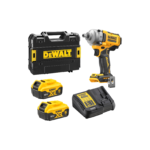 DCF892P2G DeWALT 18V smūginis veržliasukis (2x5.0 Ah)