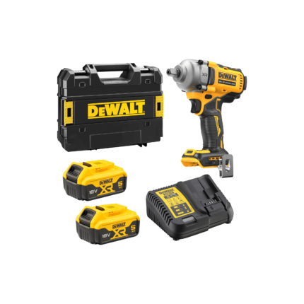 DCF892P2T DeWALT 18V smūginis veržliasukis (2x5.0 Ah)
