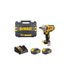 DCF894M2T DeWALT 18V smūginis veržliasukis (2x4.0 Ah)