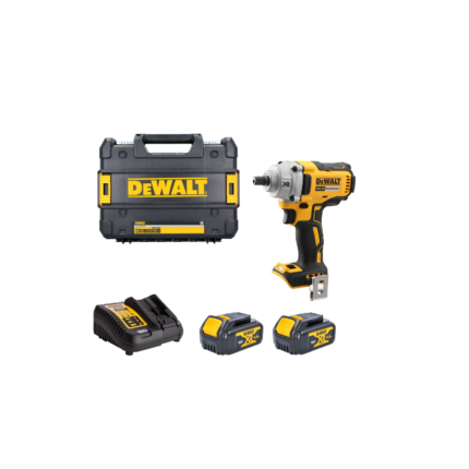 DCF894M2T DeWALT 18V smūginis veržliasukis (2x4.0 Ah)