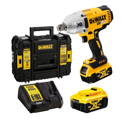 DCF897P2 DeWALT 18V 3/4" smūginis veržliasukis (2x5.0 Ah)
