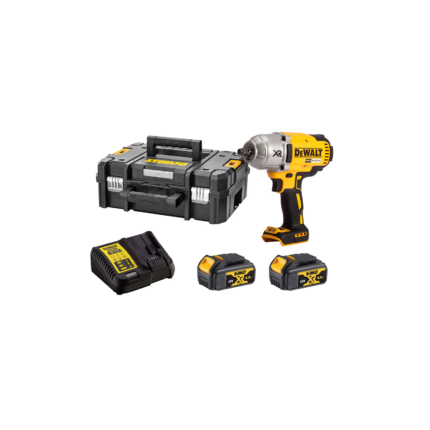 DCF899M2 DeWALT 18V smūginis veržliasukis (2x4.0 Ah)