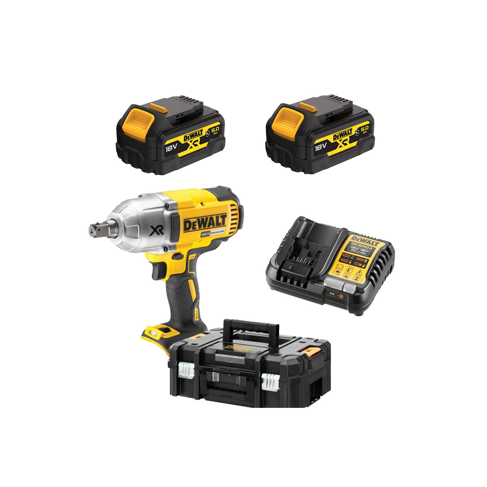 dcf899p2g-dewalt-18v-akumuliatorinis-verzliasukis-2x50-ah DCF899P2G DeWALT 18V akumuliatorinis veržliasukis (2x5.0 Ah) - Image 1