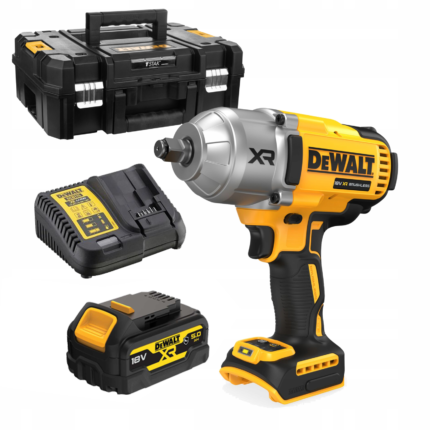 DCF900P1G DeWALT 18V smūginis veržliasukis 1/2" (1x5.0 Ah)