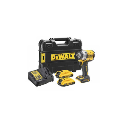 DCF921D2T DeWALT 18V smūginis 1/2" veržliasukis (2x2.0 Ah)