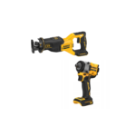 DCF922N DeWALT 18V smūginis 1/2" veržliasukis + DCS382N DeWALT 18V tiesinis pjūklas