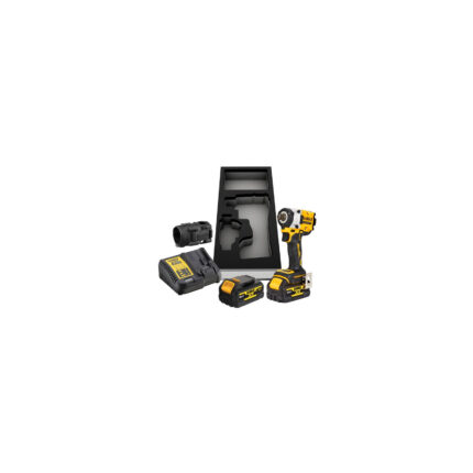 DCF923P2G DeWALT 18V smūginis 3/8" veržliasukis (2x5.0 Ah)