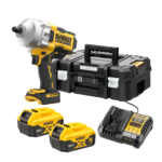 DCF961P2T DeWALT 18V smūginis veržliasukis 1/2" (2x5.0 Ah)