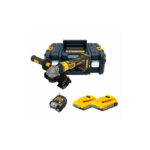 DCG404D2T DeWALT 18V kompaktiškas kampinis šlifuoklis 125 mm (2x2.0 Ah)