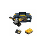DCG404P1T DeWALT 18V kompaktiškas kampinis šlifuoklis 125 mm (1x5.0 Ah)