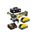 DCG405H2T DeWALT 18V kampinis šlifuoklis (2x5.0 Ah)