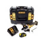 DCG405M1T DeWALT 18V kampinis šlifuoklis (1x4.0 Ah)