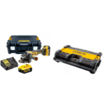 DCG405P2 DeWALT kampinis šlifuoklis + DWST1-75663 radijo grotuvas
